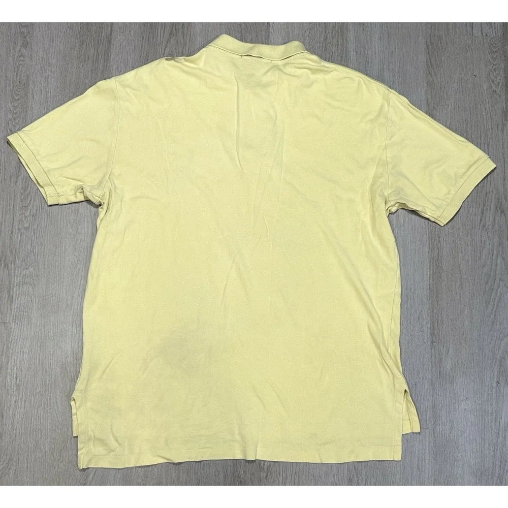 Vintage Polo by Ralph Lauren Polo Shirt Men's L Yellow Short Sleeve Pony Logo